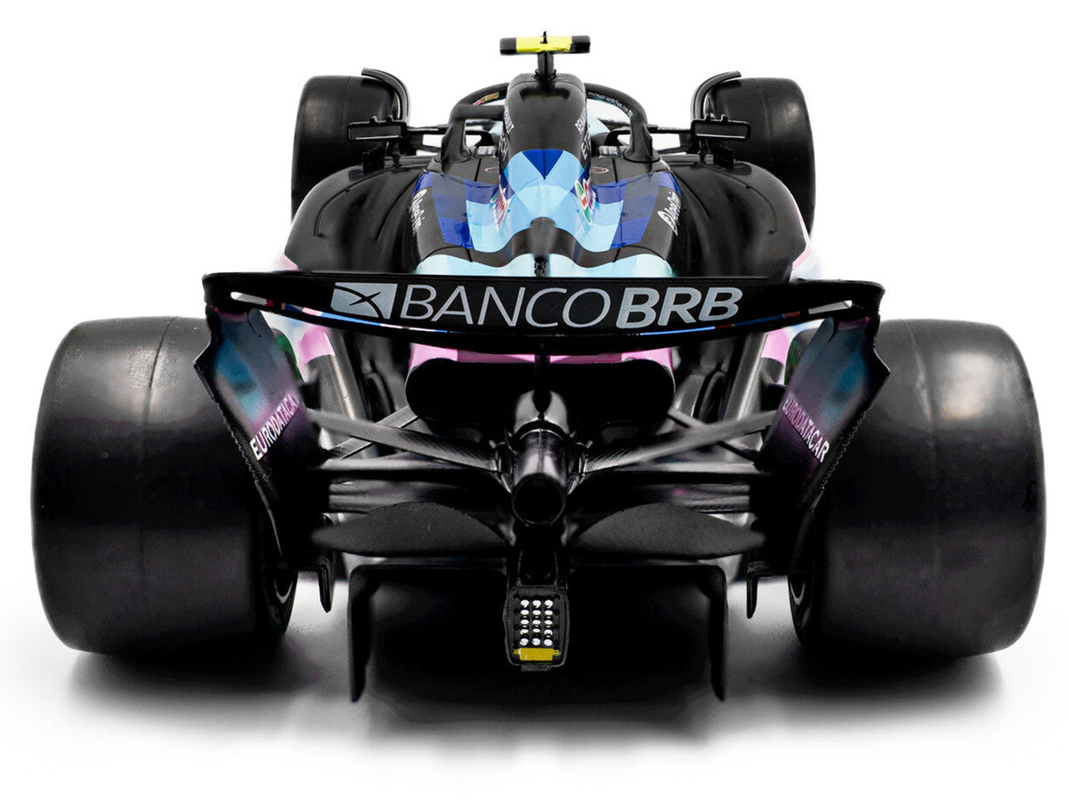 Alpine A524 #31 Esteban Ocon "BWT" 2nd Place F1 "Sao Paulo GP" (2024) "Competition" Series 1/18 Diecast Model Car by Solido by Solido