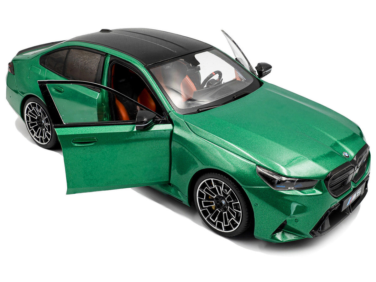 2025 BMW M5 Isle of Man Green Metallic 1/18 Diecast Model Car by Solido by Solido