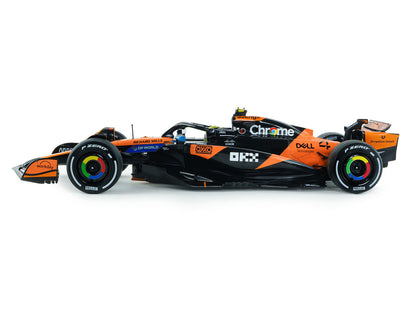McLaren MCL39 #4 Lando Norris "OKX" Winner Formula One F1 "Australian GP" (2025) "Competition" Series 1/18 Diecast Model Car by Solido by Solido