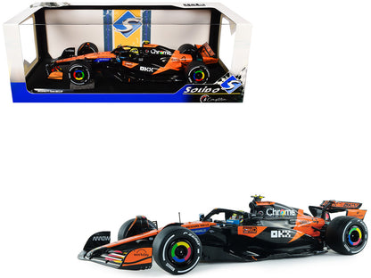 McLaren MCL39 #4 Lando Norris "OKX" Winner Formula One F1 "Australian GP" (2025) "Competition" Series 1/18 Diecast Model Car by Solido by Solido
