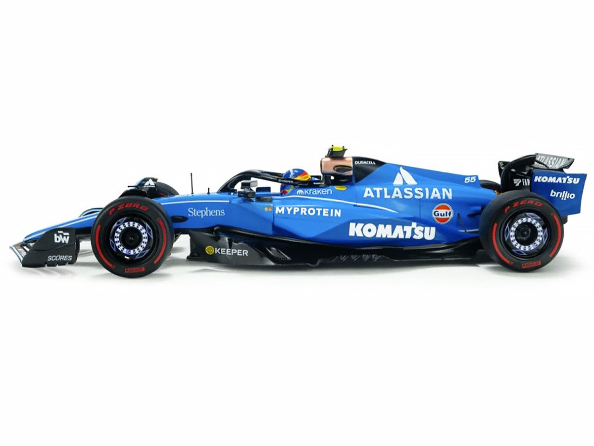 Williams FW47 #55 Carlos Sainz "Atlassian" Formula One F1 "Australian GP" (2025) "Competition" Series 1/18 Diecast Model Car by Solido by Solido