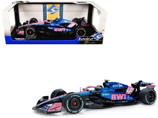 Alpine A525 #7 Jack Doohan "BWT" Formula One F1 "Chinese GP" (2025) "Competition" Series 1/18 Diecast Model Car by Solido by Solido