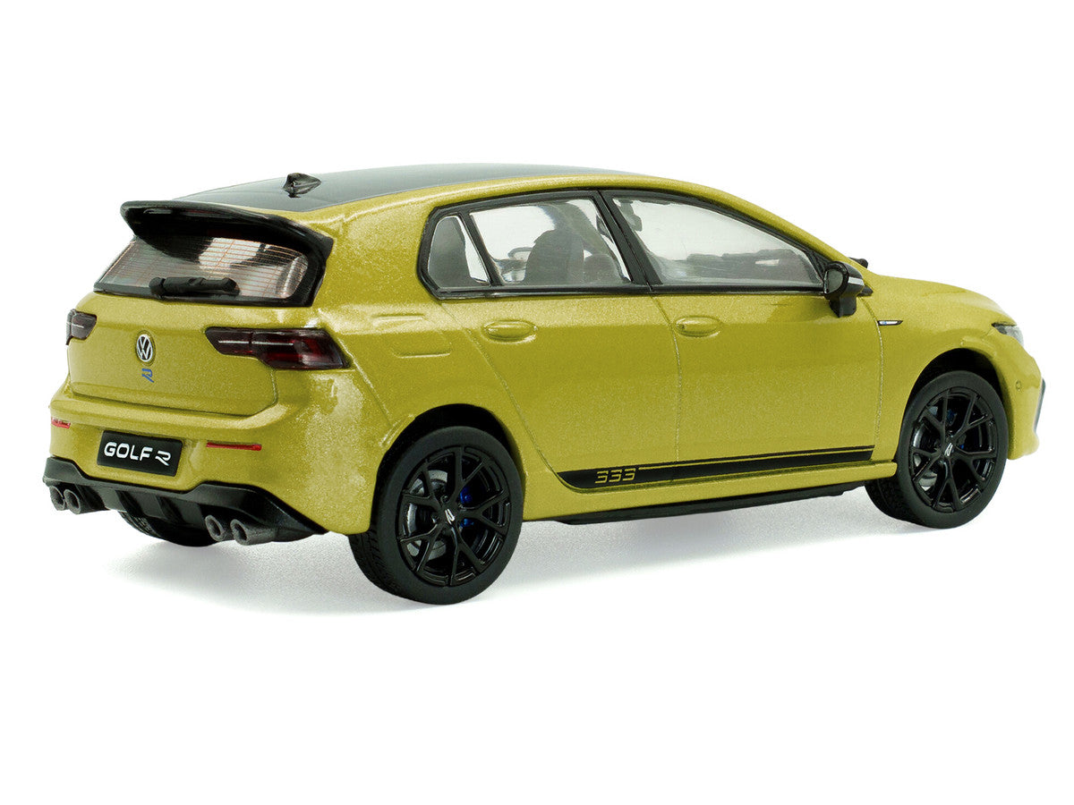2023 Volkswagen Golf R 333 Limited Edition Lime Yellow Metallic with Black Top 1/43 Diecast Model Car by Solido by Solido