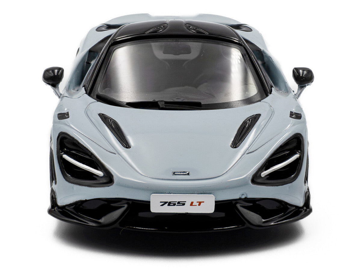 2020 McLaren 765LT Ceramic Gray with Black Top 1/43 Diecast Model Car by Solido by Solido