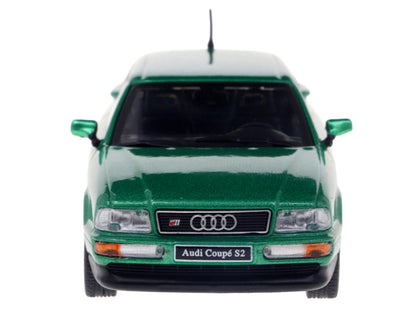 1994 Audi Coupe S2 Cricket Green Metallic 1/43 Diecast Model Car by Solido by Solido