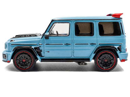 2021 Brabus Rocket 900 China Blue with Black Hood 1/43 Diecast Model Car by Solido by Solido