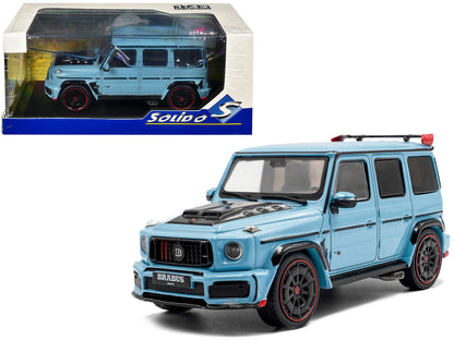 2021 Brabus Rocket 900 China Blue with Black Hood 1/43 Diecast Model Car by Solido by Solido