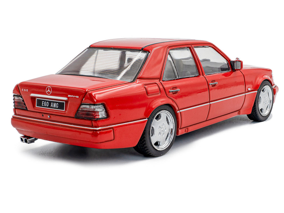 1994 Mercedes-Benz (W124) E60 AMG Signal Red 1/43 Diecast Model Car by Solido by Solido