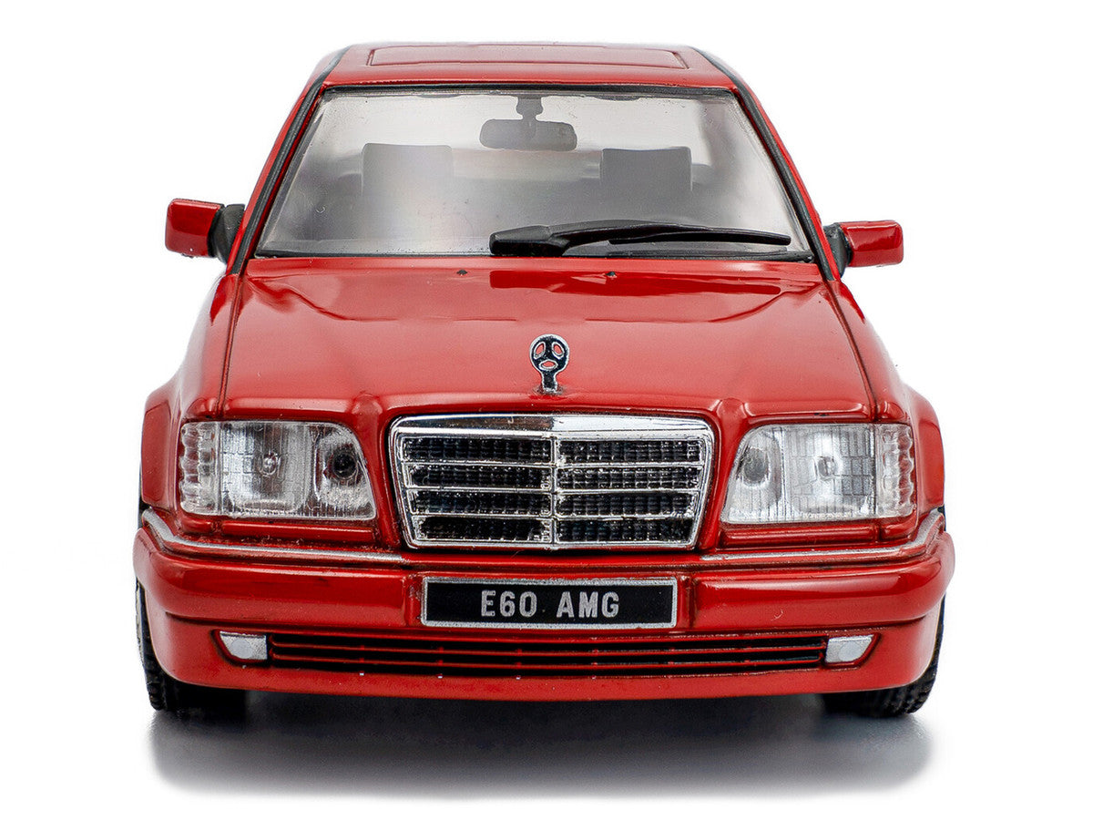 1994 Mercedes-Benz (W124) E60 AMG Signal Red 1/43 Diecast Model Car by Solido by Solido