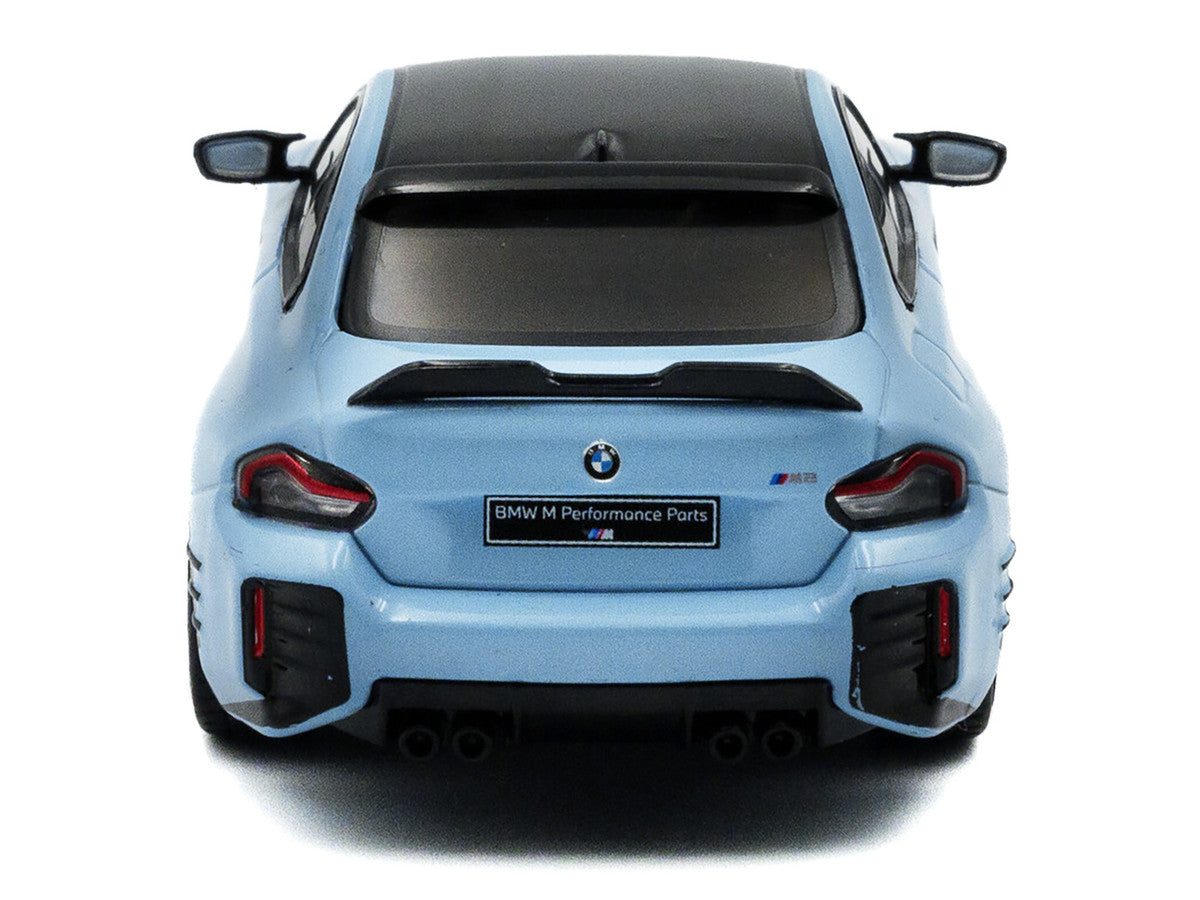 2023 BMW M2 M Performance Zandvoort Blue with Black Top 1/43 Diecast Model Car by Solido by Solido