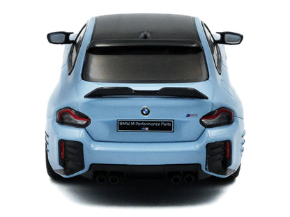 2023 BMW M2 M Performance Zandvoort Blue with Black Top 1/43 Diecast Model Car by Solido by Solido