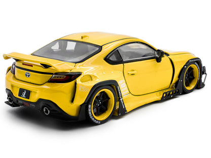 2022 Toyota Pandem GR86 Yellow 1/43 Diecast Model Car by Solido by Solido