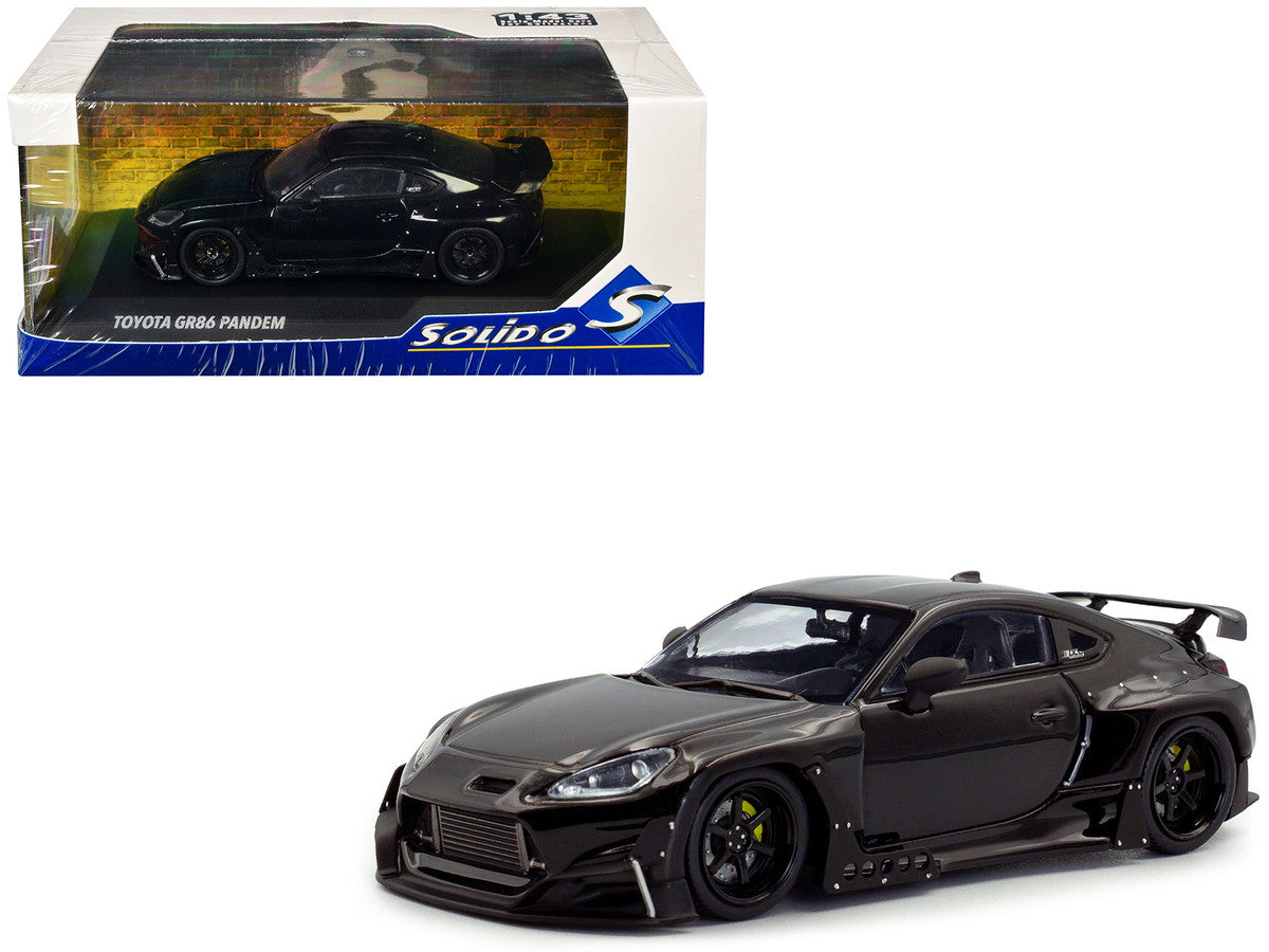 2022 Toyota Pandem GR86 Black 1/43 Diecast Model Car by Solido by Solido