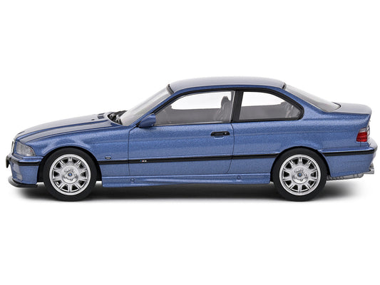 1999 BMW E36 M3 Coupe Estoril Blue Metallic 1/43 Diecast Model Car by Solido by Solido