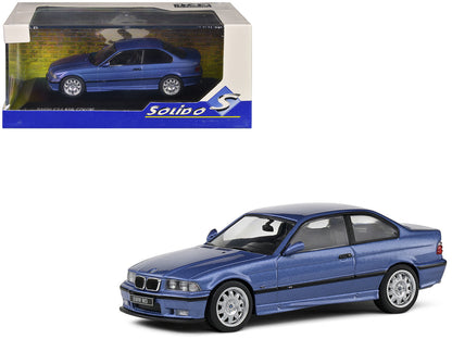 1999 BMW E36 M3 Coupe Estoril Blue Metallic 1/43 Diecast Model Car by Solido by Solido
