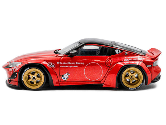 2022 Nissan Pandem Fairlady Z RHD (Right Hand Drive) Red Metallic with Black Top 1/43 Diecast Model Car by Solido by Solido