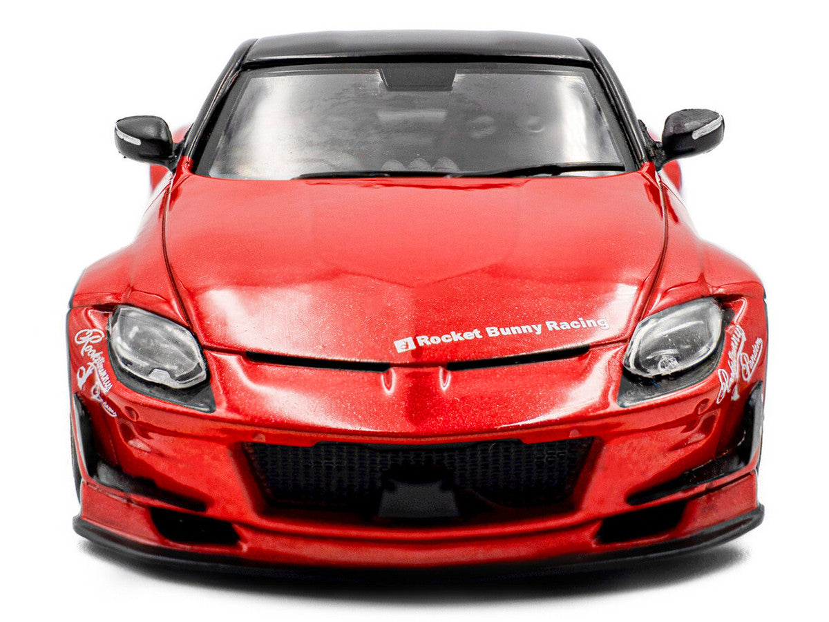2022 Nissan Pandem Fairlady Z RHD (Right Hand Drive) Red Metallic with Black Top 1/43 Diecast Model Car by Solido by Solido