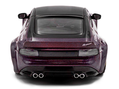 2022 Nissan Pandem Fairlady Z RHD (Right Hand Drive) Purple Metallic with Black Top 1/43 Diecast Model Car by Solido by Solido