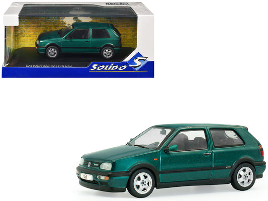 1994 Volkswagen Golf MKIII VR6 Dragon Green Pearl 1/43 Diecast Model Car by Solido by Solido