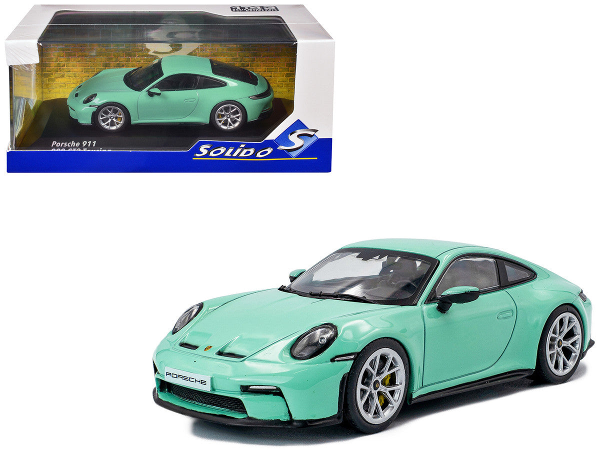 2023 Porsche 911 (992) GT3 Touring Mint Green 1/43 Diecast Model Car by Solido by Solido