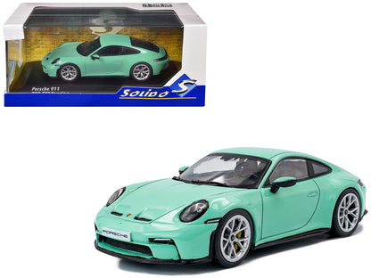 2023 Porsche 911 (992) GT3 Touring Mint Green 1/43 Diecast Model Car by Solido by Solido