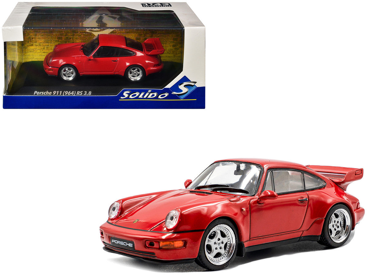 1994 Porsche 911 (964) RS 3.8 Guards Red 1/43 Diecast Model Car by Solido by Solido