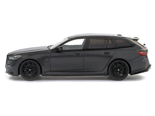 2024 BMW M5 Touring Frozen Deep Gray Metallic with Black Top 1/43 Diecast Model Car by Solido by Solido