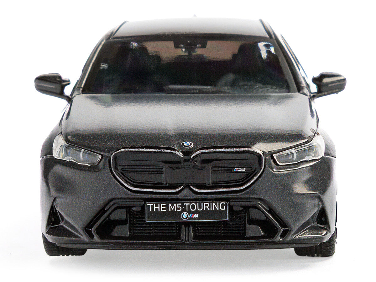 2024 BMW M5 Touring Frozen Deep Gray Metallic with Black Top 1/43 Diecast Model Car by Solido by Solido