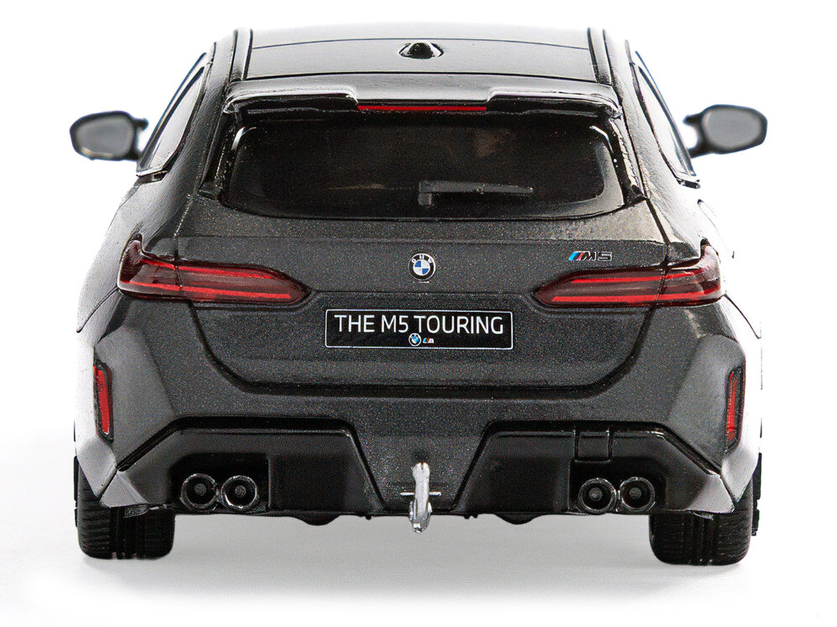 2024 BMW M5 Touring Frozen Deep Gray Metallic with Black Top 1/43 Diecast Model Car by Solido by Solido
