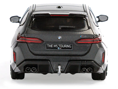 2024 BMW M5 Touring Frozen Deep Gray Metallic with Black Top 1/43 Diecast Model Car by Solido by Solido