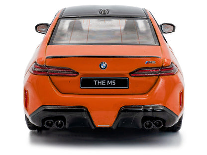 2024 BMW M5 Sedan Fire Orange III with Black Top 1/43 Diecast Model Car by Solido by Solido