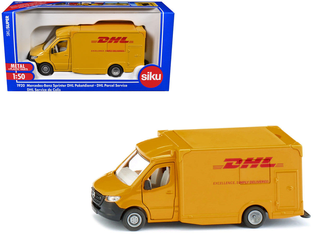 Mercedes-Benz Sprinter Van Yellow "DHL" 1/50 Diecast Model Car by Siku by SIKU