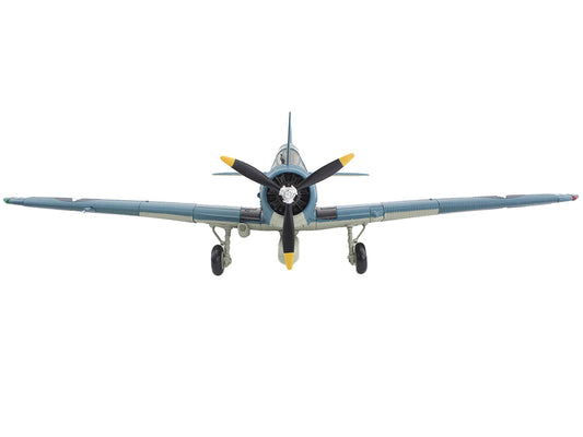 Douglas TBD-1 Devastator Bomber Aircraft "Battle of Midway Lt Cdr EE Lindsey VT-6 USS Enterprise" (1942) United States Navy "SkyMax Models" Series 1/72 Diecast Model by Hobby Master by Hobby Master