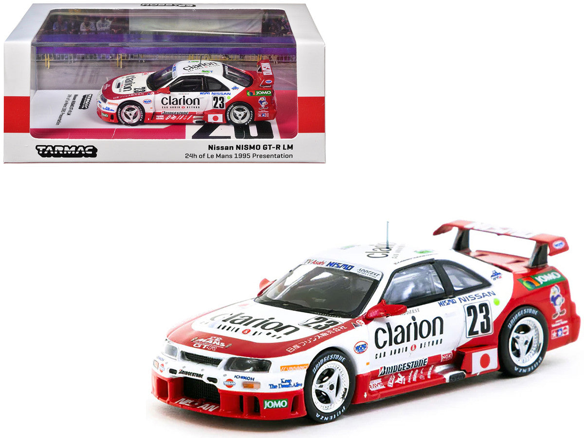 Nissan NISMO GT-R LM #23 Kazuyoshi Hoshino - Toshio Suzuki - Masahiko Kageyama "Presentation" "24 Hours of Le Mans" (1995) "Hobby64" Series 1/64 Diecast Model Car by Tarmac Works by Tarmac Works