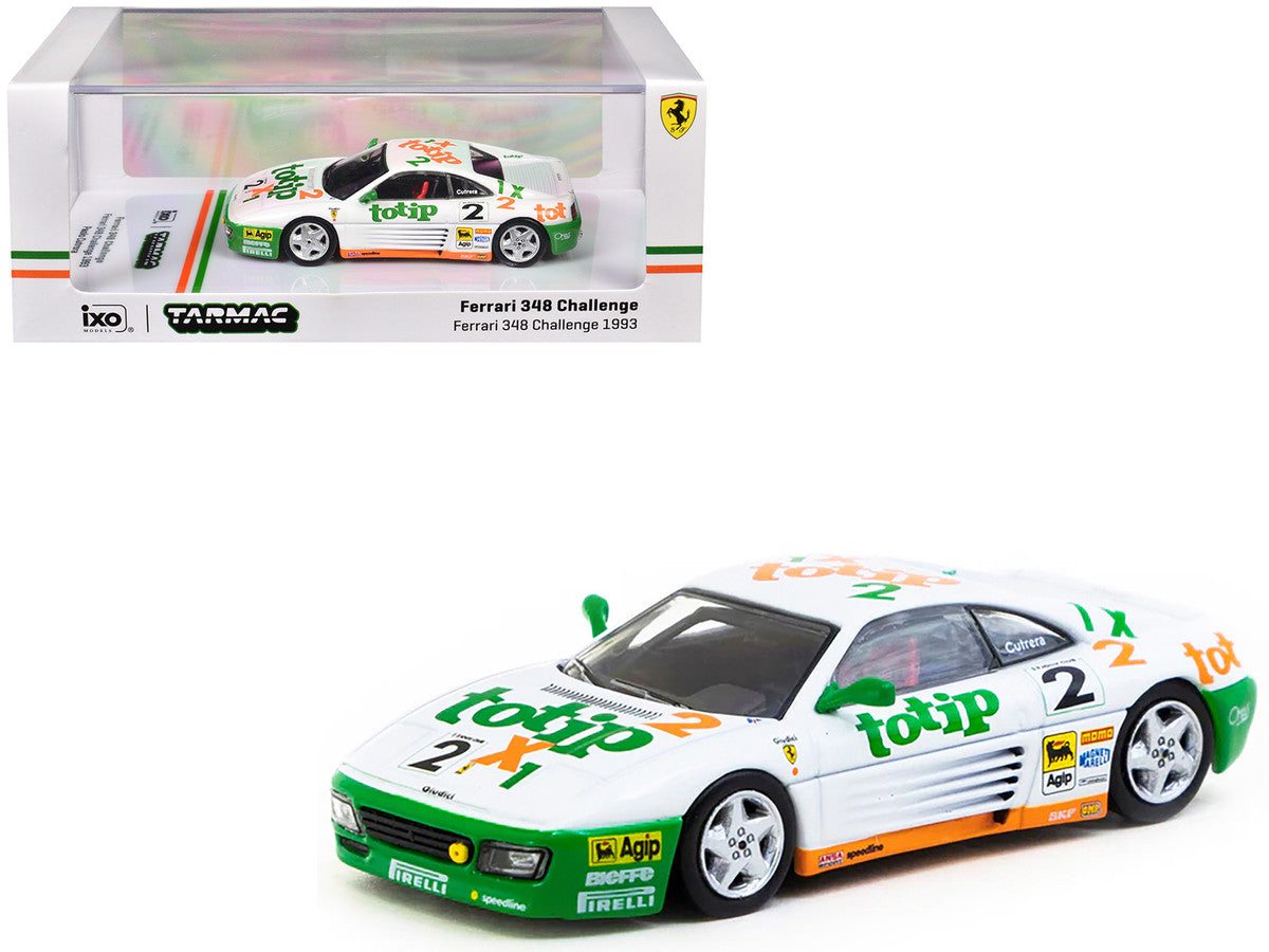 Ferrari 348 Challenge #2 Paolo Cutrera "Ferrari 348 Challenge" (1993) "Hobby64" Series 1/64 Diecast Model Car by Tarmac Works by Tarmac Works