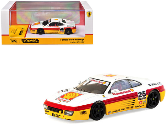 Ferrari 348 Challenge #25 Oscar Larrauri "Italian GT Championship" (1994) "Hobby64" Series 1/64 Diecast Model by Tarmac Works by Tarmac Works