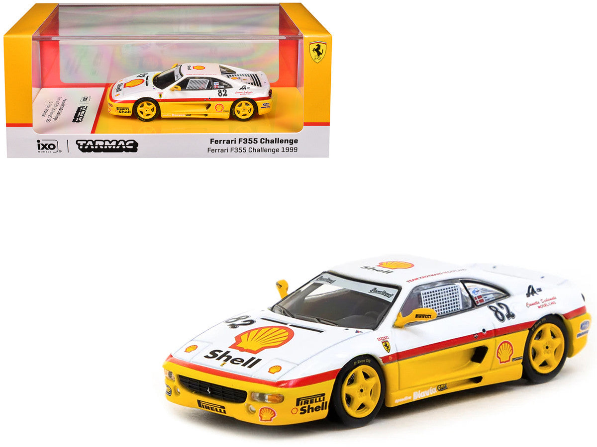 Ferrari F355 Challenge #82 Peter Andersen "Team Kroymans - Shell Oil" "Ferrari F355 Challenge" (1999) "Hobby64" Series 1/64 Diecast Model Car by Tarmac Works by Tarmac Works