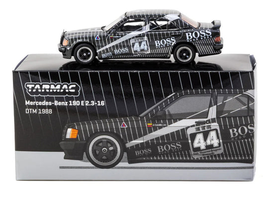 Mercedes-Benz 190 E 2.3-16 #44 Johnny Cecotto "Deutsche Tourenwagen Meisterschaft (DTM)" (1988) "Global64" Series 1/64 Diecast Model Car by Tarmac Works by Tarmac Works