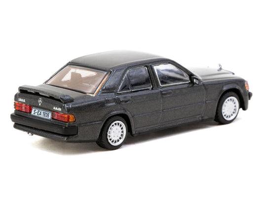 Mercedes-Benz 190 E 2.3-16 Blue-Black Metallic "Global64" Series 1/64 Diecast Model Car by Tarmac Works by Tarmac Works