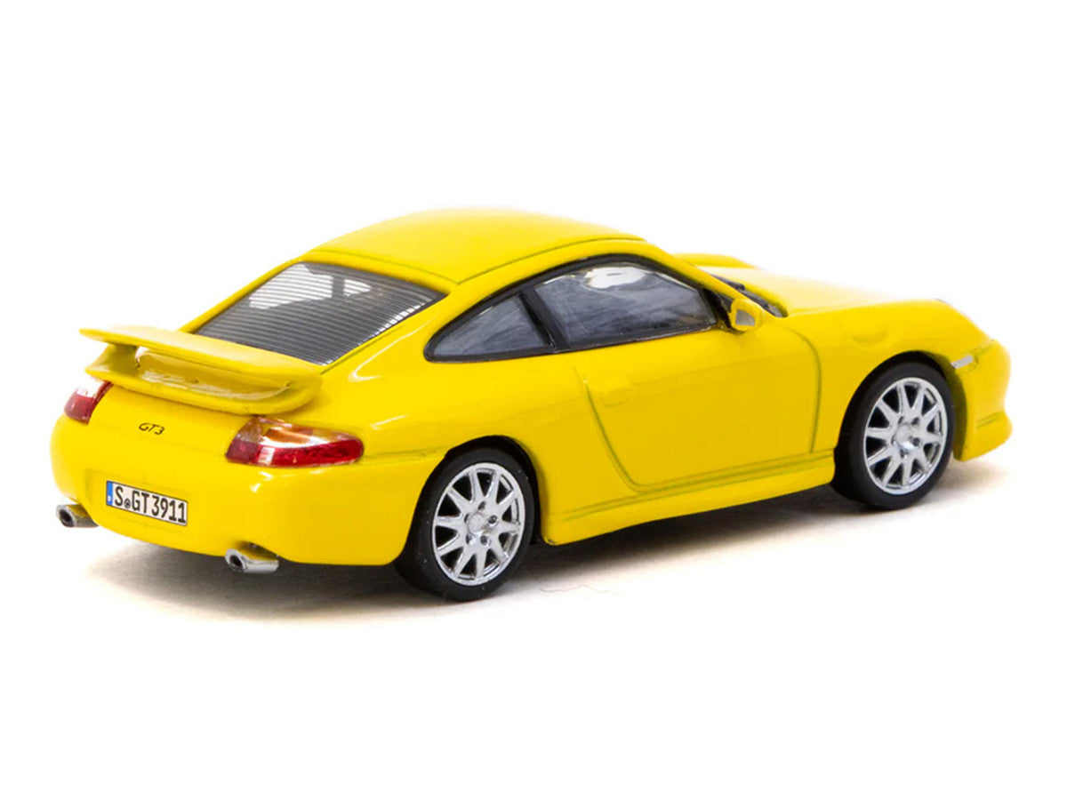 Porsche 911 GT3 (996) Yellow "Global64" Series 1/64 Diecast Model Car by Tarmac Works by Tarmac Works