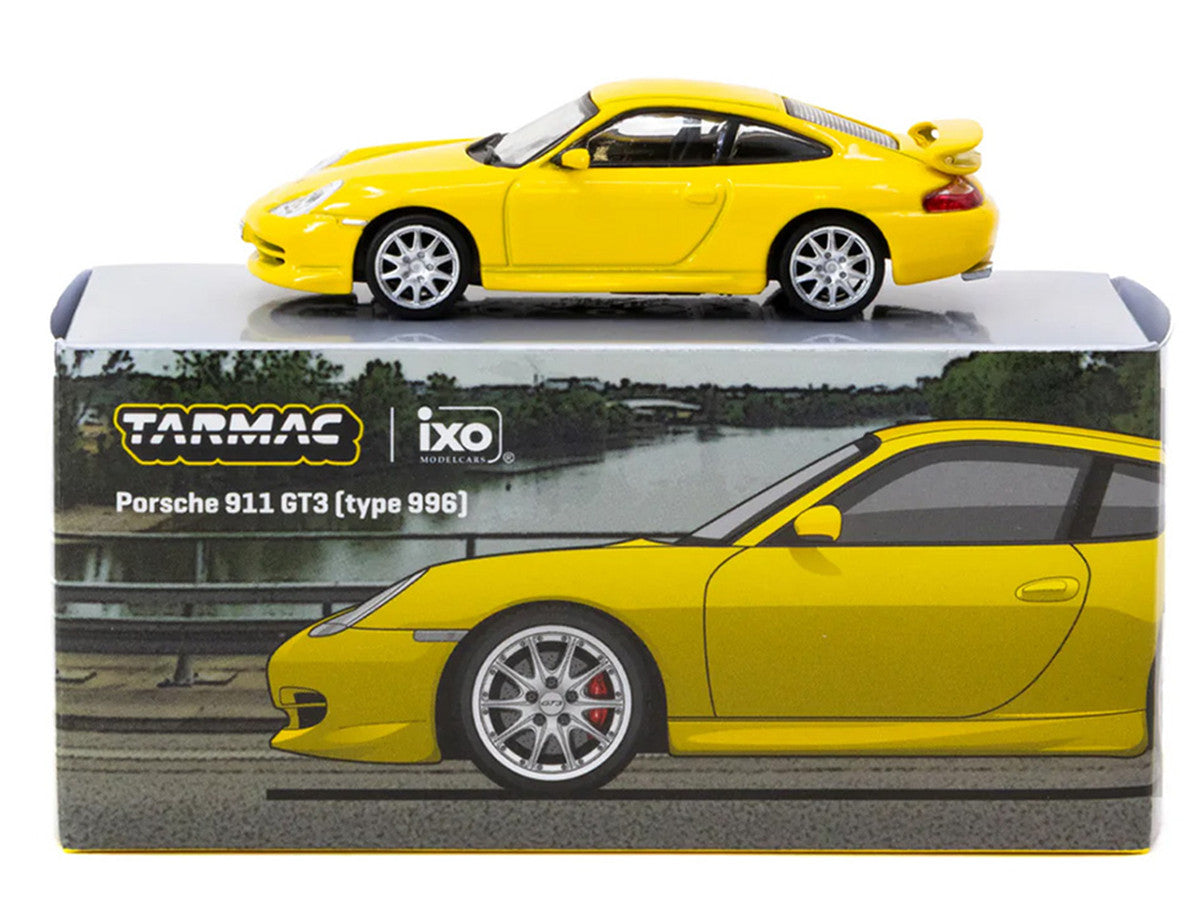 Porsche 911 GT3 (996) Yellow "Global64" Series 1/64 Diecast Model Car by Tarmac Works by Tarmac Works