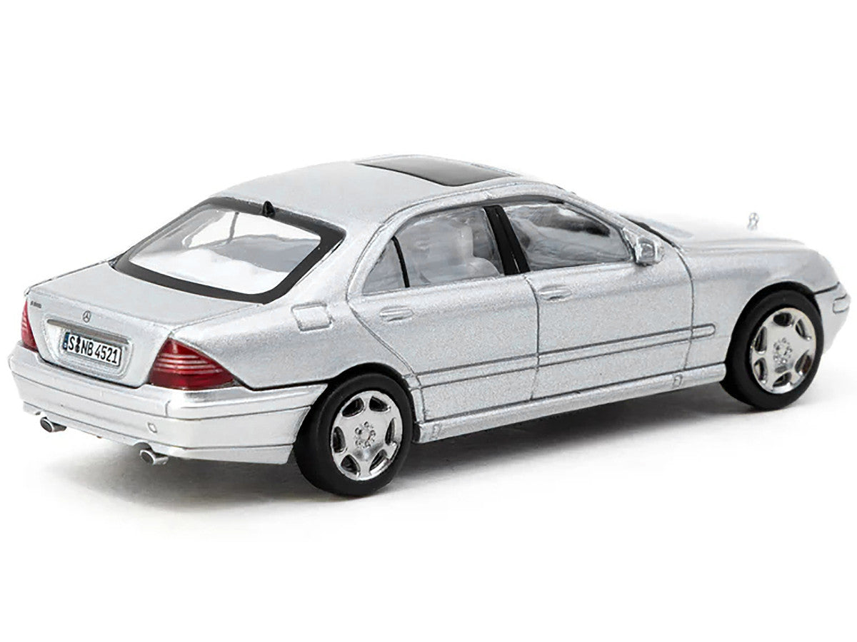 Mercedes-Benz S-Class Brilliant Silver Metallic "Global64" Series 1/64 Diecast Model by Tarmac Works by Tarmac Works