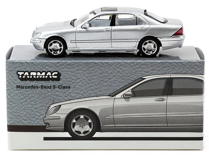 Mercedes-Benz S-Class Brilliant Silver Metallic "Global64" Series 1/64 Diecast Model by Tarmac Works by Tarmac Works