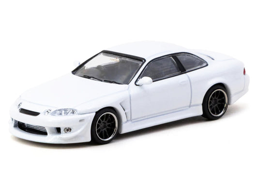 Toyota VERTEX Soarer JZZ30 RHD (Right Hand Drive) White Metallic "Global64" Series 1/64 Diecast Model Car by Tarmac Works by Tarmac Works