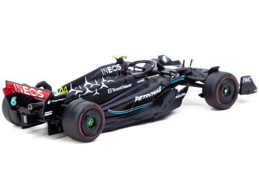 Mercedes-AMG F1 W14 E Performance #44 Lewis Hamilton Pole Position Formula One F1 "Hungarian GP" (2023) "Global64" Series 1/64 Diecast Model Car by Tarmac Works by Tarmac Works