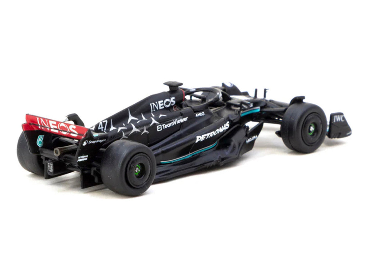 Mercedes-AMG F1 W14 E Performance #47 Mick Schumacher Formula One F1 "Spanish GP Tyre Testing" (2023) with Pit Board "Global64" Series 1/64 Diecast Model by Tarmac Works by Tarmac Works