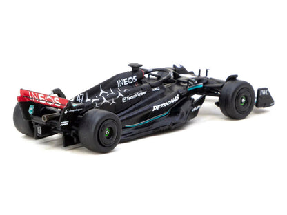 Mercedes-AMG F1 W14 E Performance #47 Mick Schumacher Formula One F1 "Spanish GP Tyre Testing" (2023) with Pit Board "Global64" Series 1/64 Diecast Model by Tarmac Works by Tarmac Works