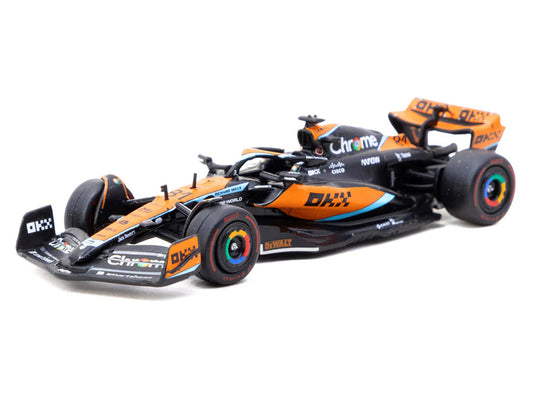 McLaren MCL60 #81 Oscar Piastri Formula One F1 "Australian GP" (2023) "Global64" Series 1/64 Diecast Model Car by Tarmac Works by Tarmac Works