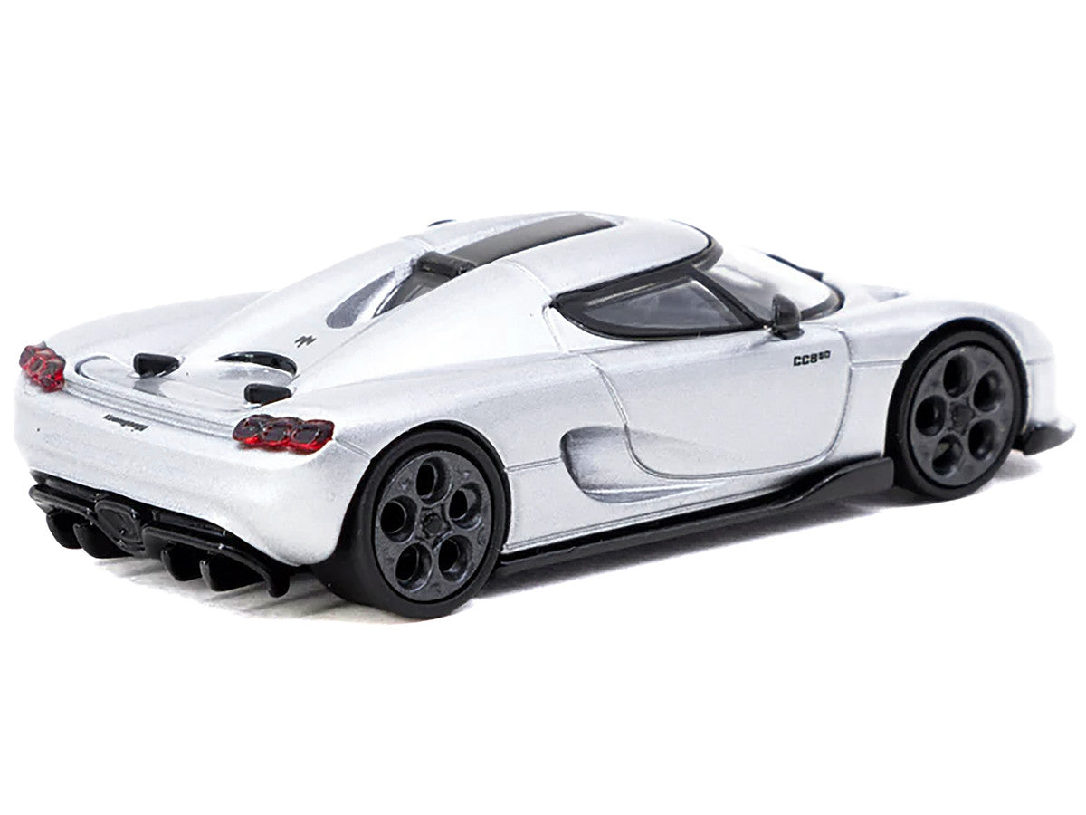Koenigsegg CC850 Silver Metallic "Global64" Series 1/64 Diecast Model by Tarmac Works by Tarmac Works