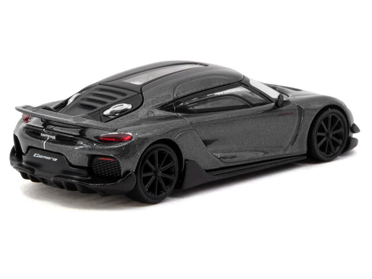 Koenigsegg Gemera Dark Gray Metallic "Global64" Series 1/64 Diecast Model Car by Tarmac Works by Tarmac Works